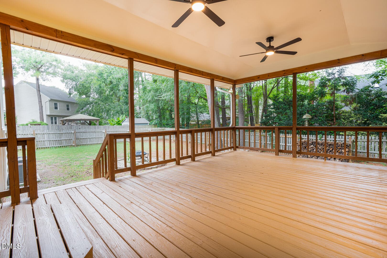 012_Covered_deck_backyard_view - 6609 Rainwater Road, Raleigh, NC 27615, Raleigh