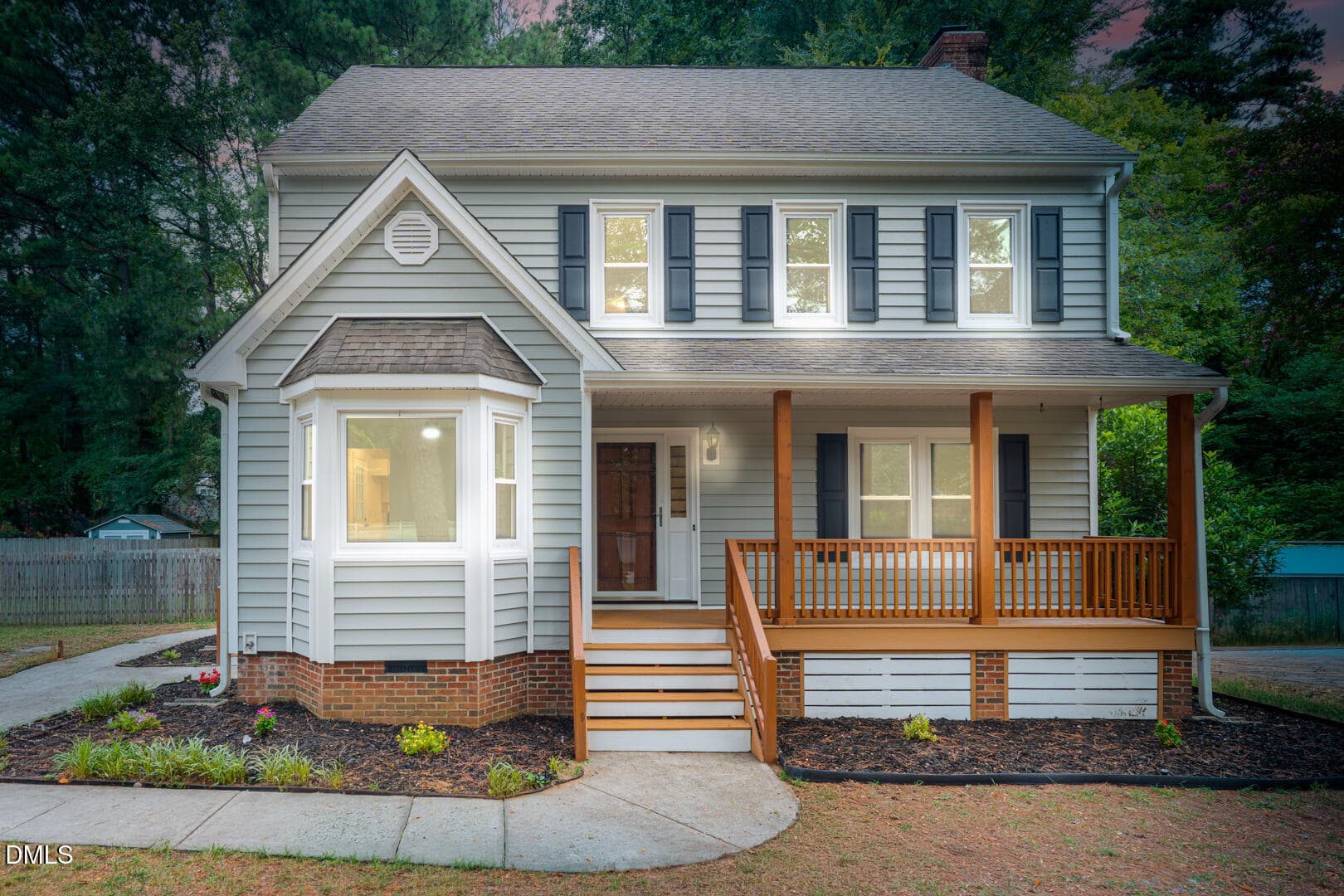 038_Twilight_front_exterior_closing_imag - 6609 Rainwater Road, Raleigh, NC 27615, Raleigh