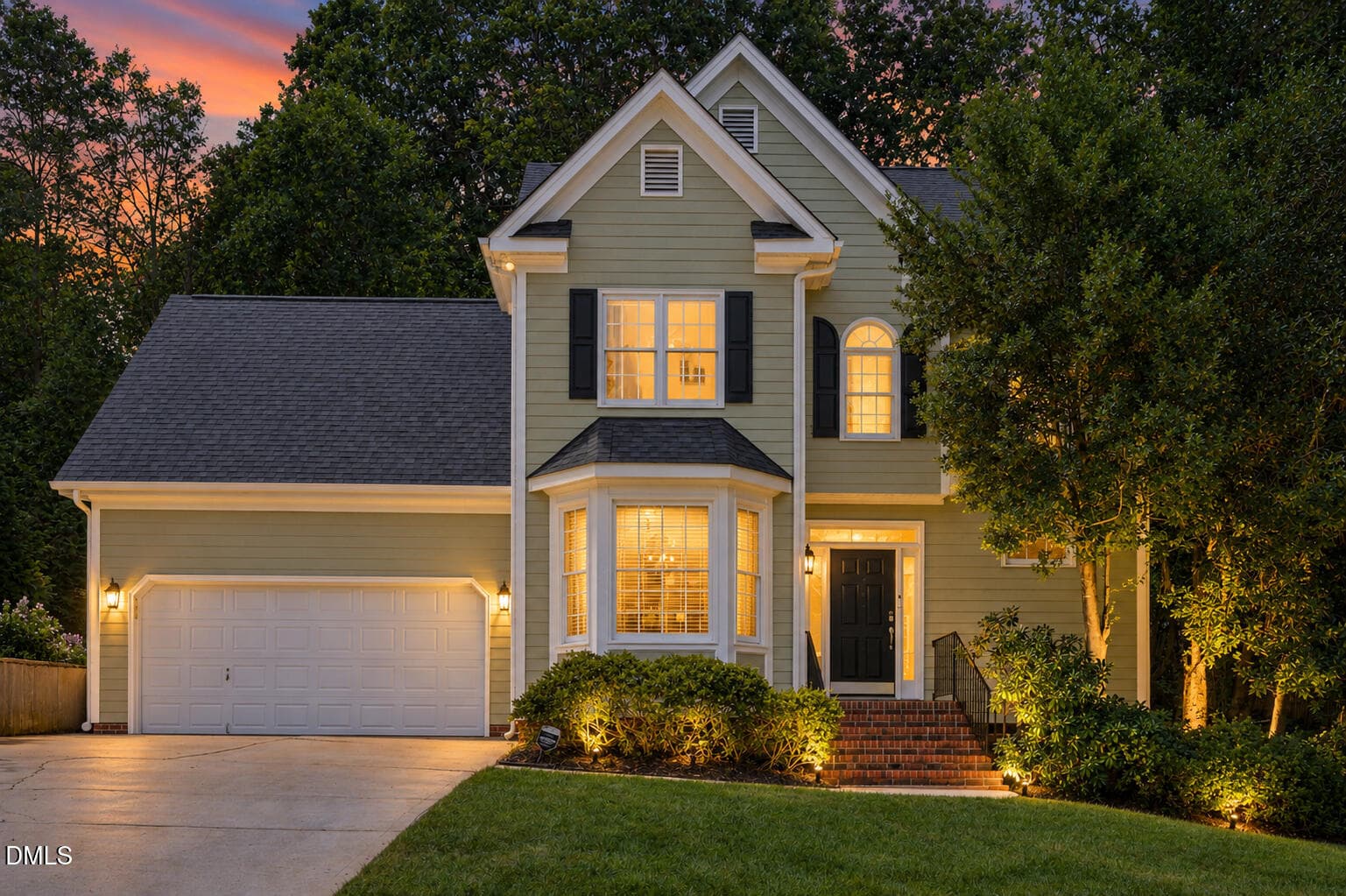 007_twilight (2) - 4324 Glen Erin Way, Raleigh, NC 27613, Raleigh