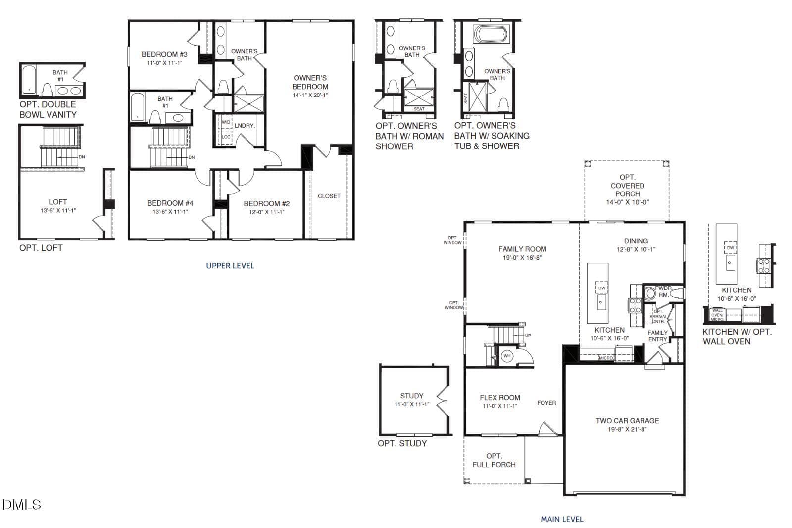 01b Columbia Floorplan - 917 Walker Ridge Way, Willow Springs, NC 27592, Willow Springs