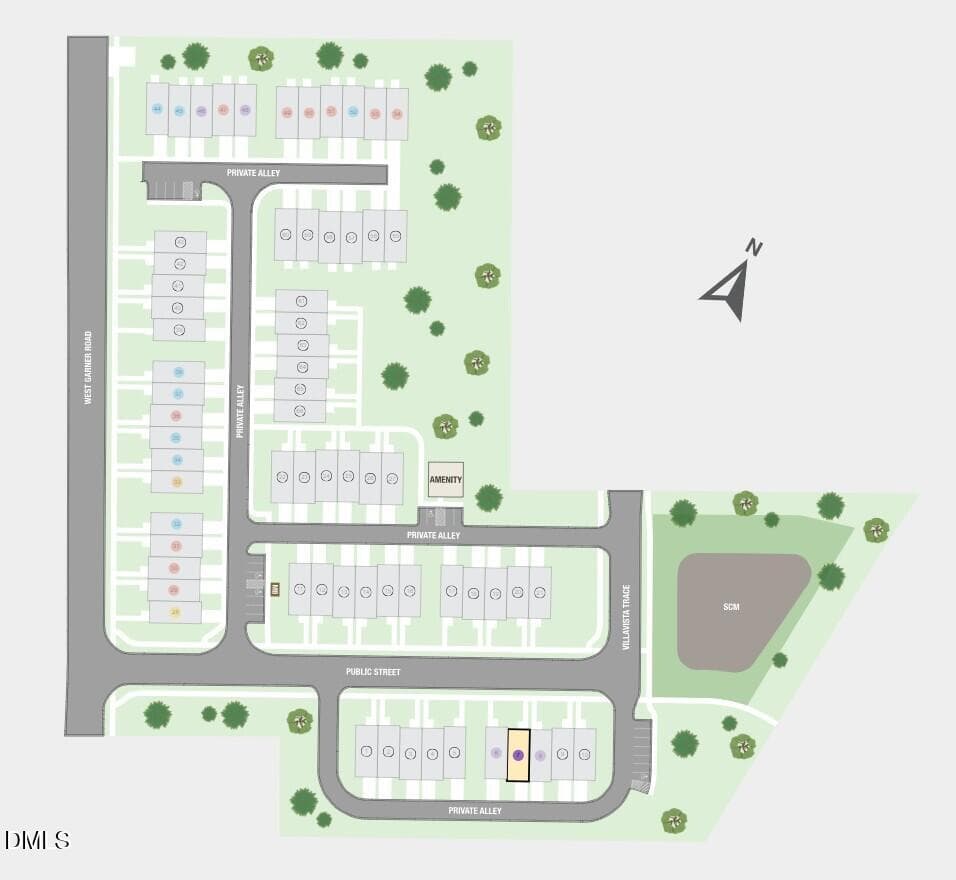 Map - 201 Villavista Trace 103, Garner, NC 27529