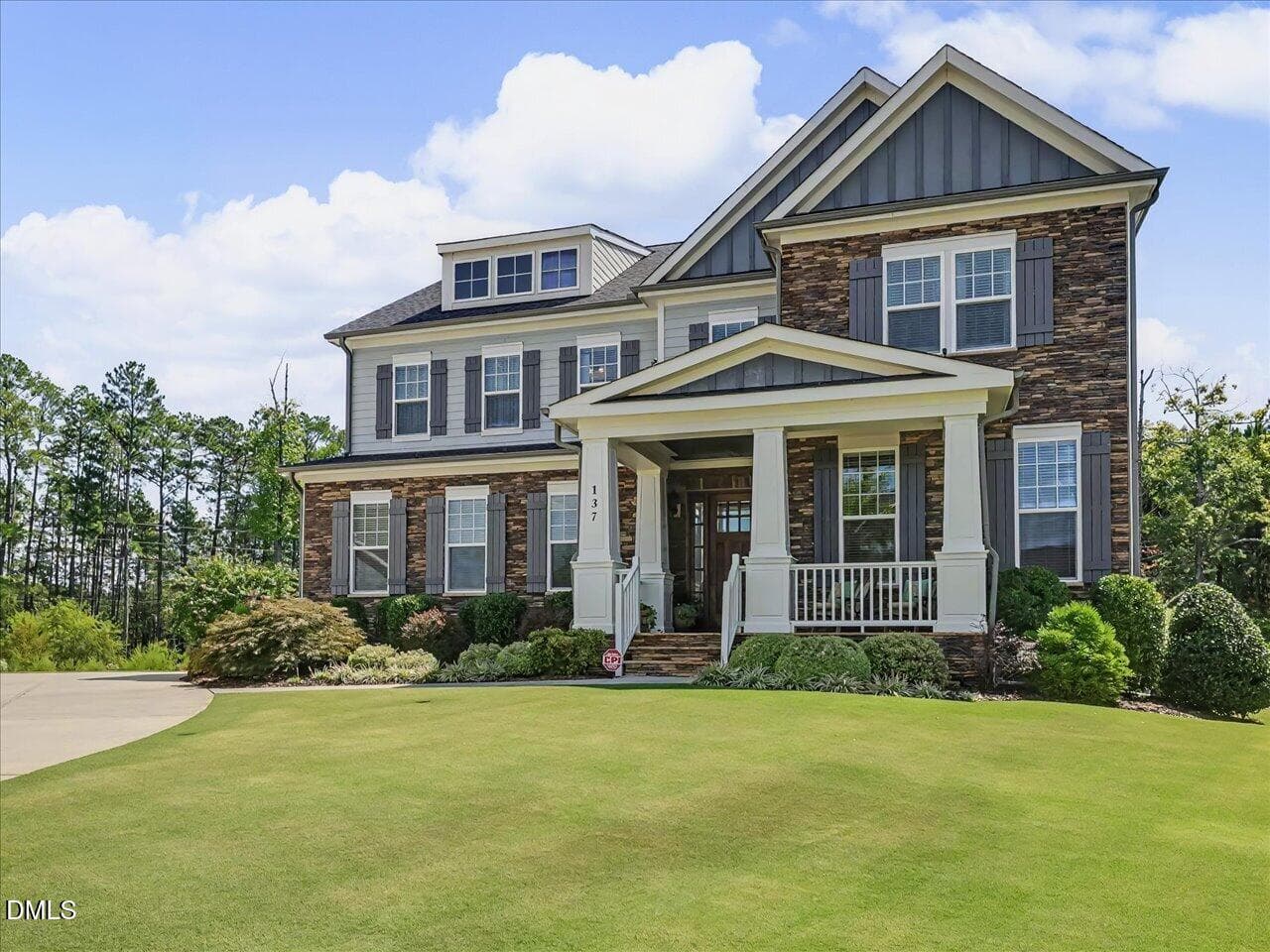 001-Front Exterior - 137 Treeline Court, Holly Springs, NC 27540, Holly Springs