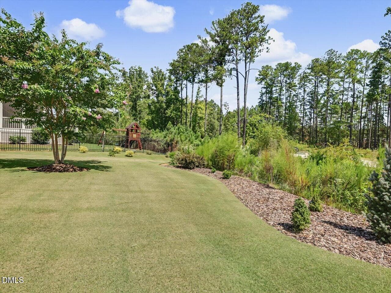 080-Side Yard - 137 Treeline Court, Holly Springs, NC 27540, Holly Springs