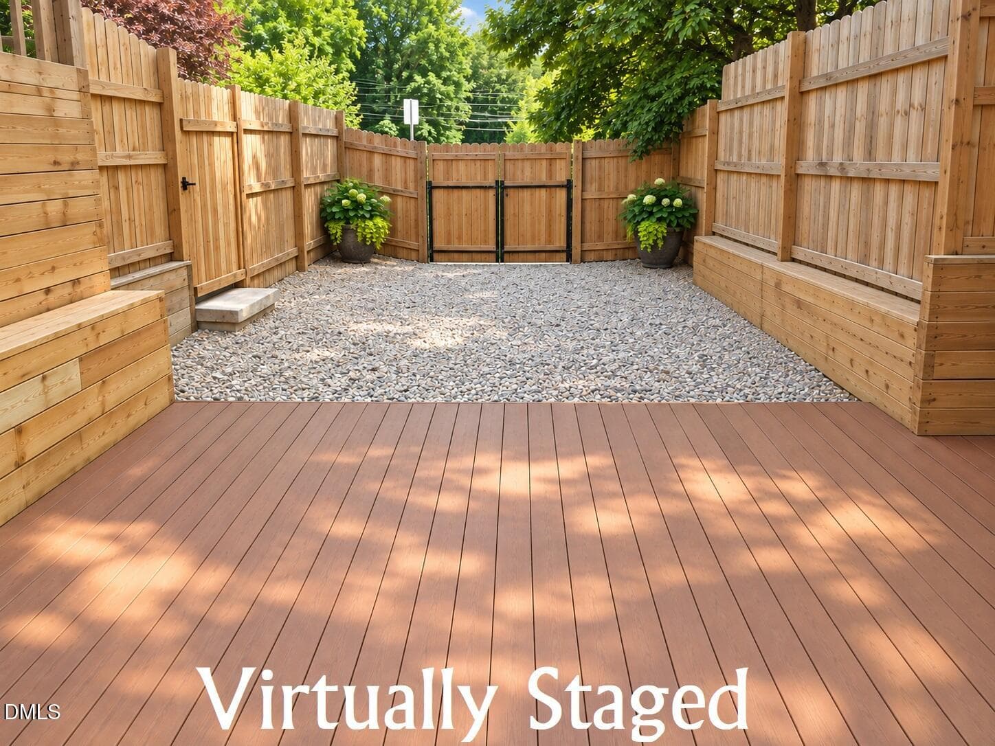 Basement patio - virtually staged - 415 N Cheatham Street, Franklinton, NC 27525, Franklinton