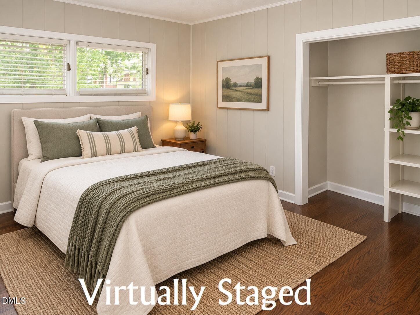 Guest bedroom2 - virtually staged - 415 N Cheatham Street, Franklinton, NC 27525, Franklinton