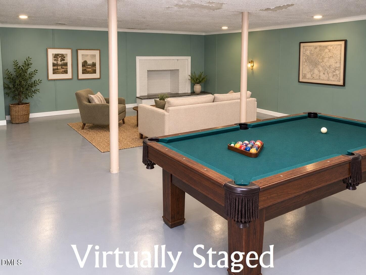 Basement - virtually staged - 415 N Cheatham Street, Franklinton, NC 27525, Franklinton