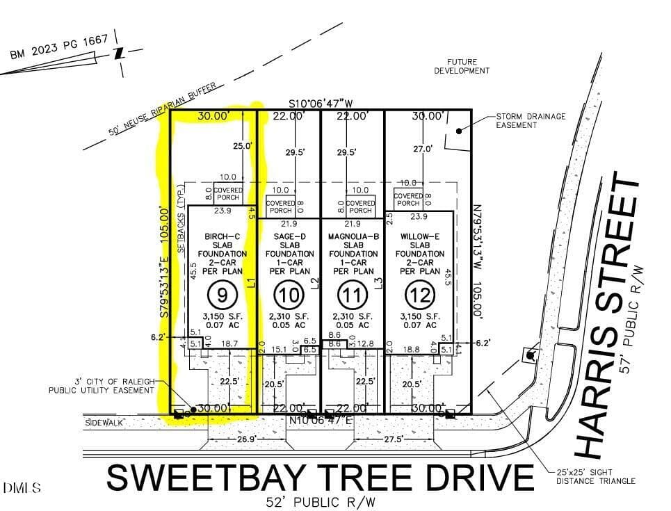 plot plan - 111 Sweetbay Tree Drive, Wendell, NC 27591, Wendell
