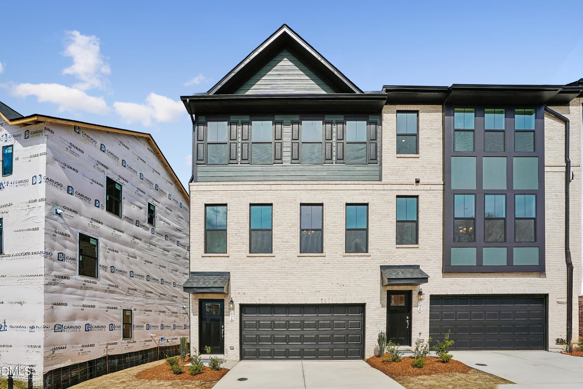 01-Front Elevation - 129 Midtown Rows Way, Fuquay Varina, NC 27526