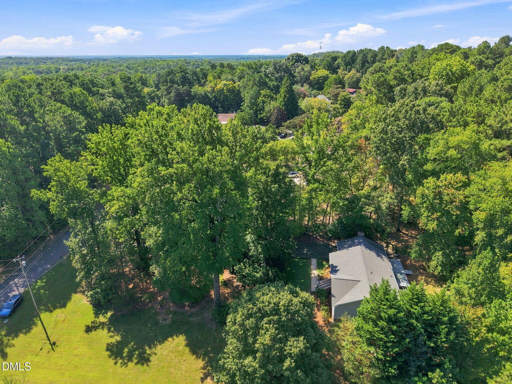 Aerial - 7825 Country Knoll Road, Bahama, NC 27503, Bahama