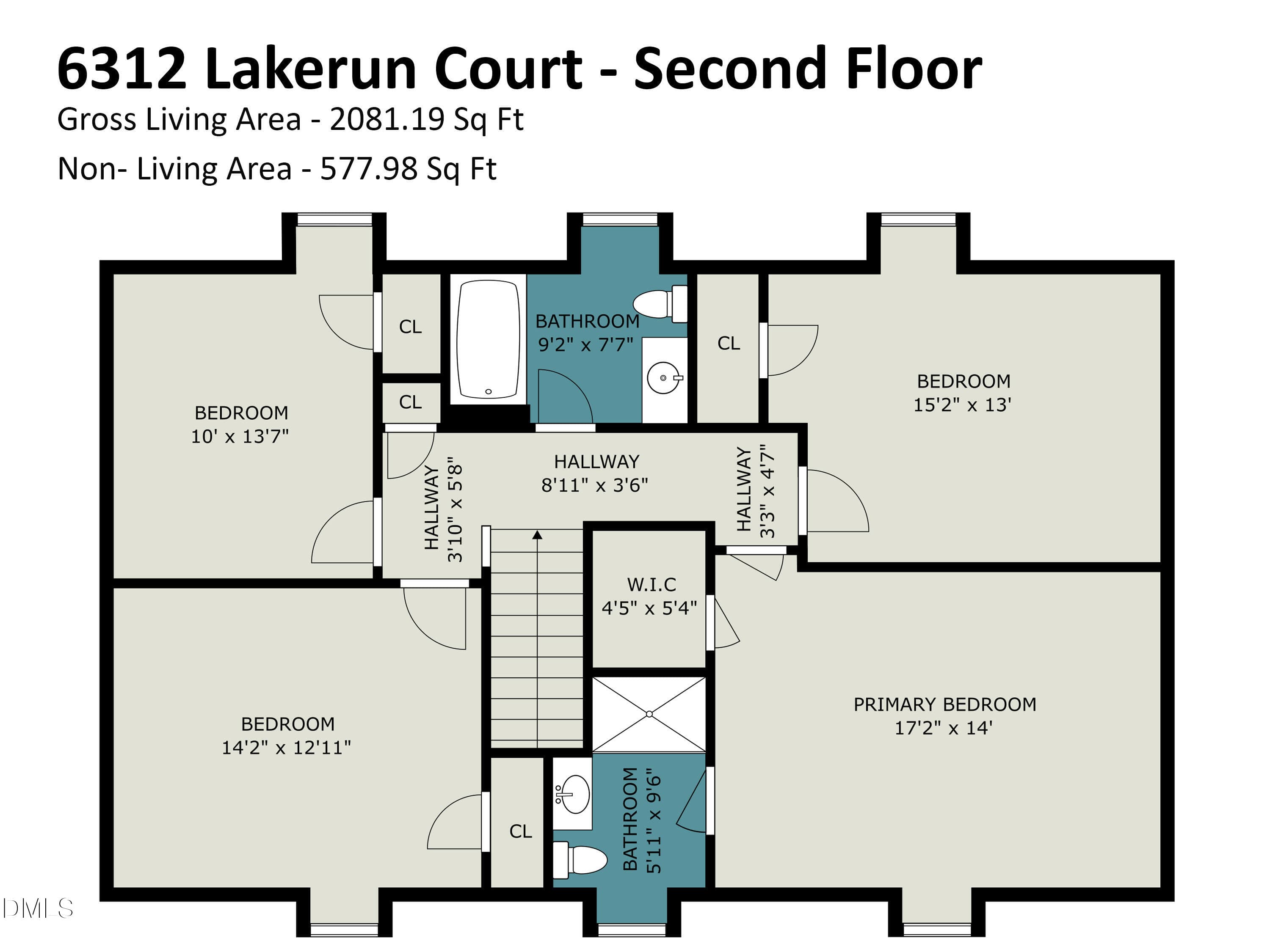 6312_lakerun_court_-_second_floor - 6213 Lakerun Court, Raleigh, NC 27612