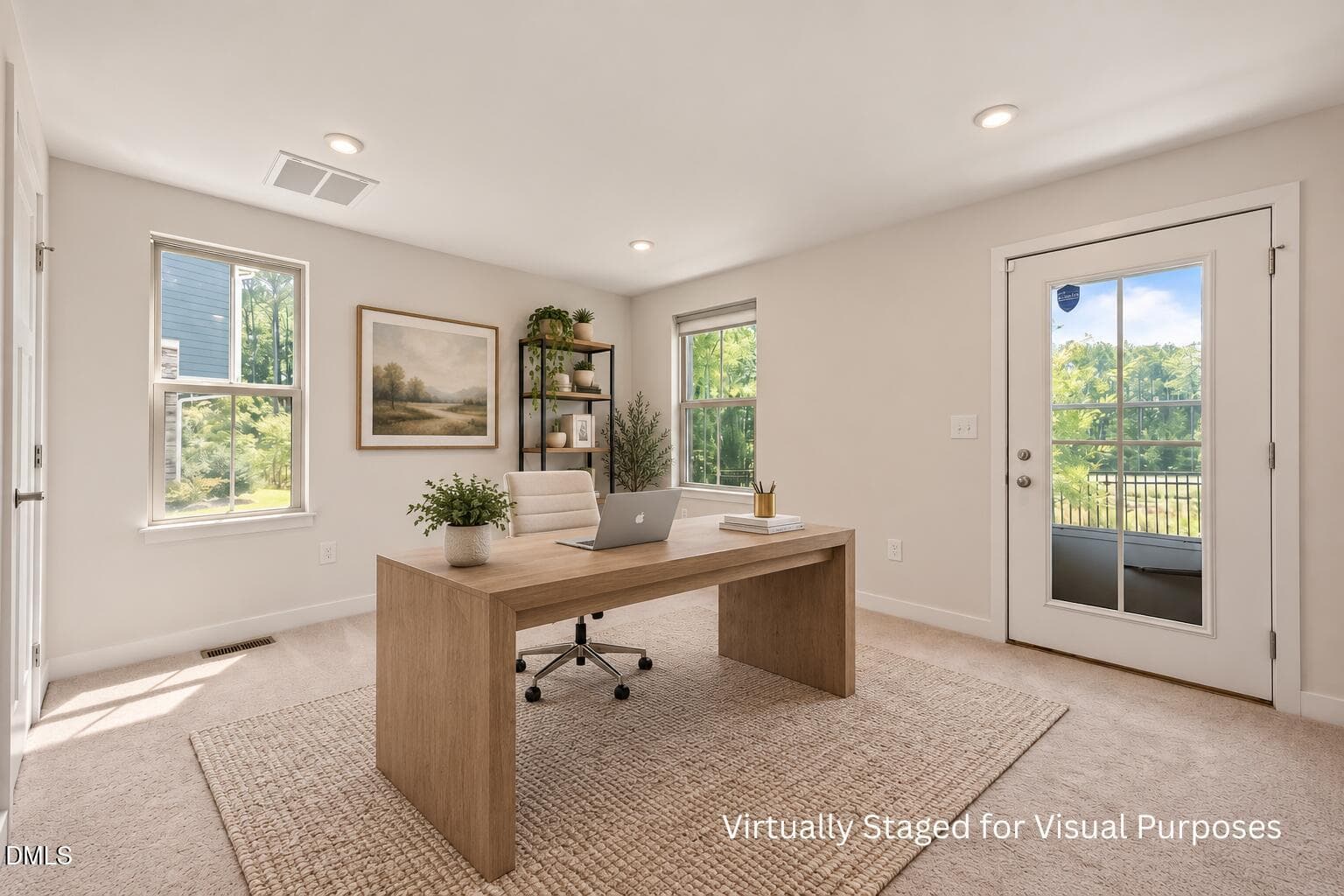 First Floor Bedroom - Virtually Staged - 720 Channing Park Circle, Cary, NC 27519, Cary