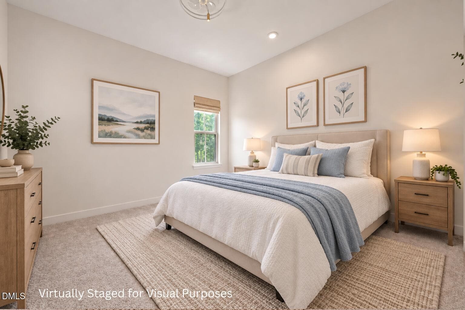 Secondary Bedroom - Virtually Staged - 720 Channing Park Circle, Cary, NC 27519, Cary