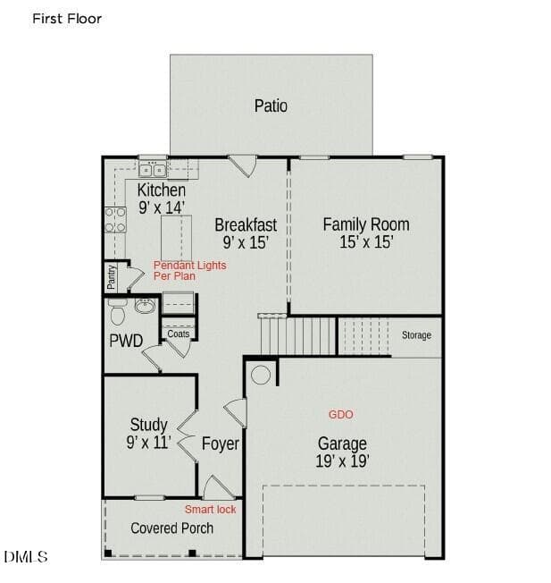 First Floor - 136 Democracy Drive, Smithfield, NC 27577