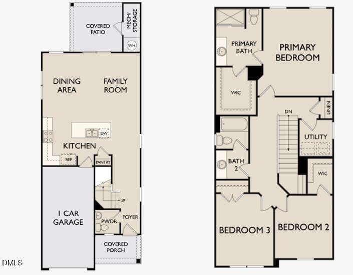 Dahlia Floorplan - 417 Dandelion Court, Mebane, NC 27302, Mebane