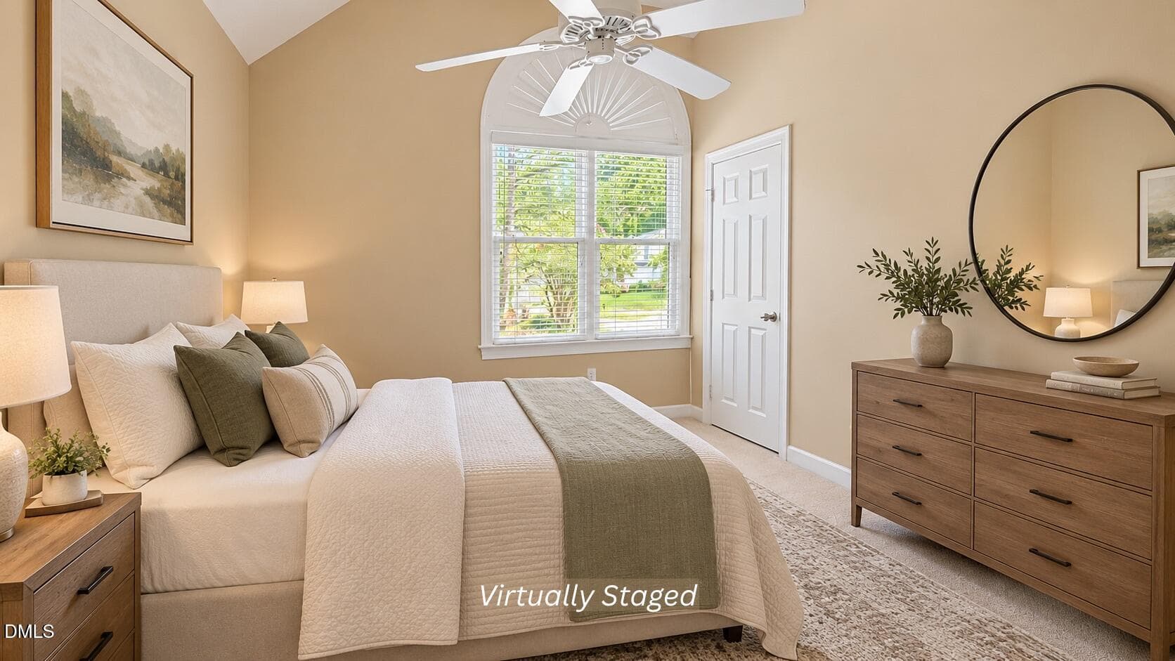 Berdroom 3 Virtually Staged - 108 Agassi Court, Cary, NC 27511, Cary
