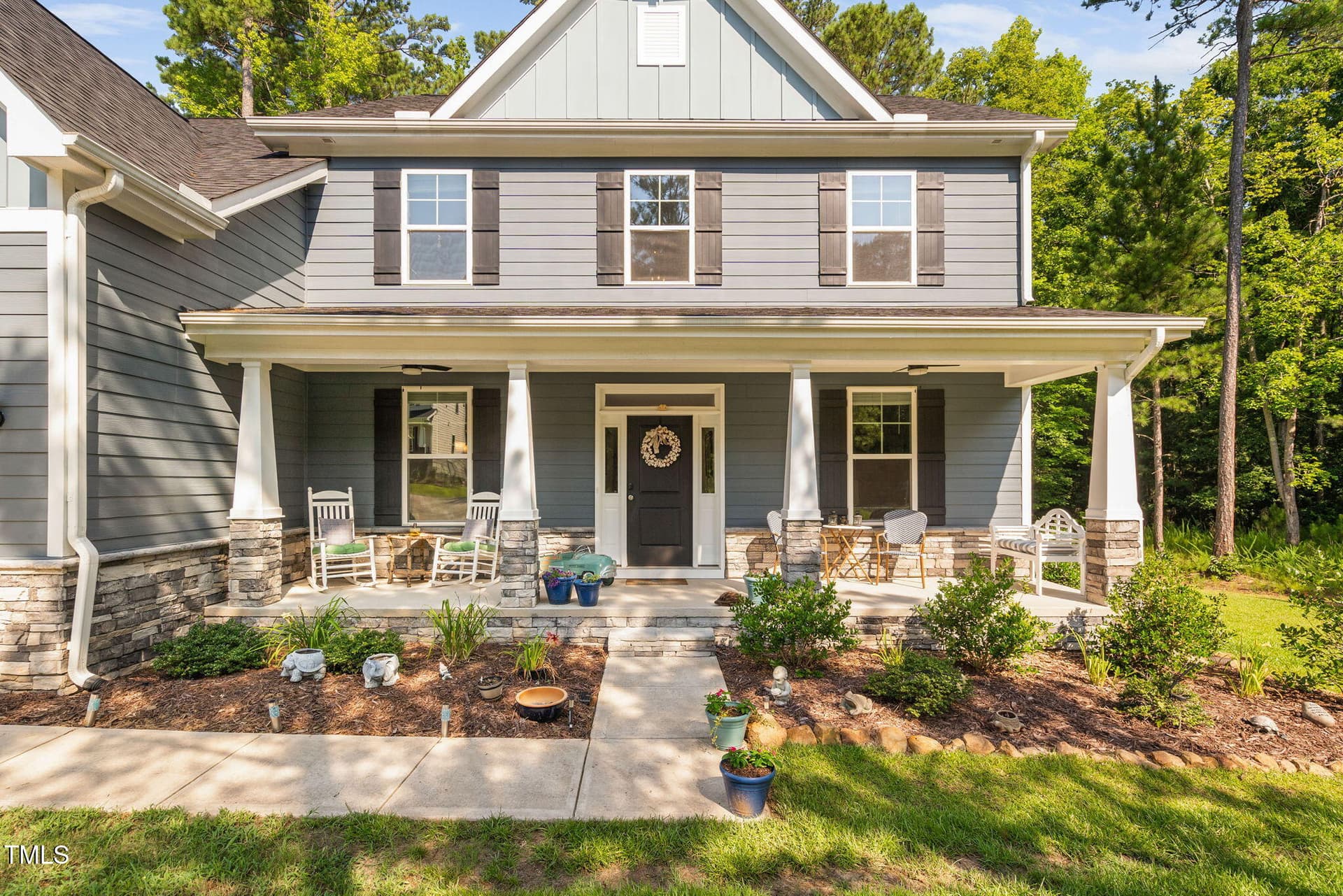Rocking Chair Front Porch - 121 Roundrock Lane, Sanford, NC 27330