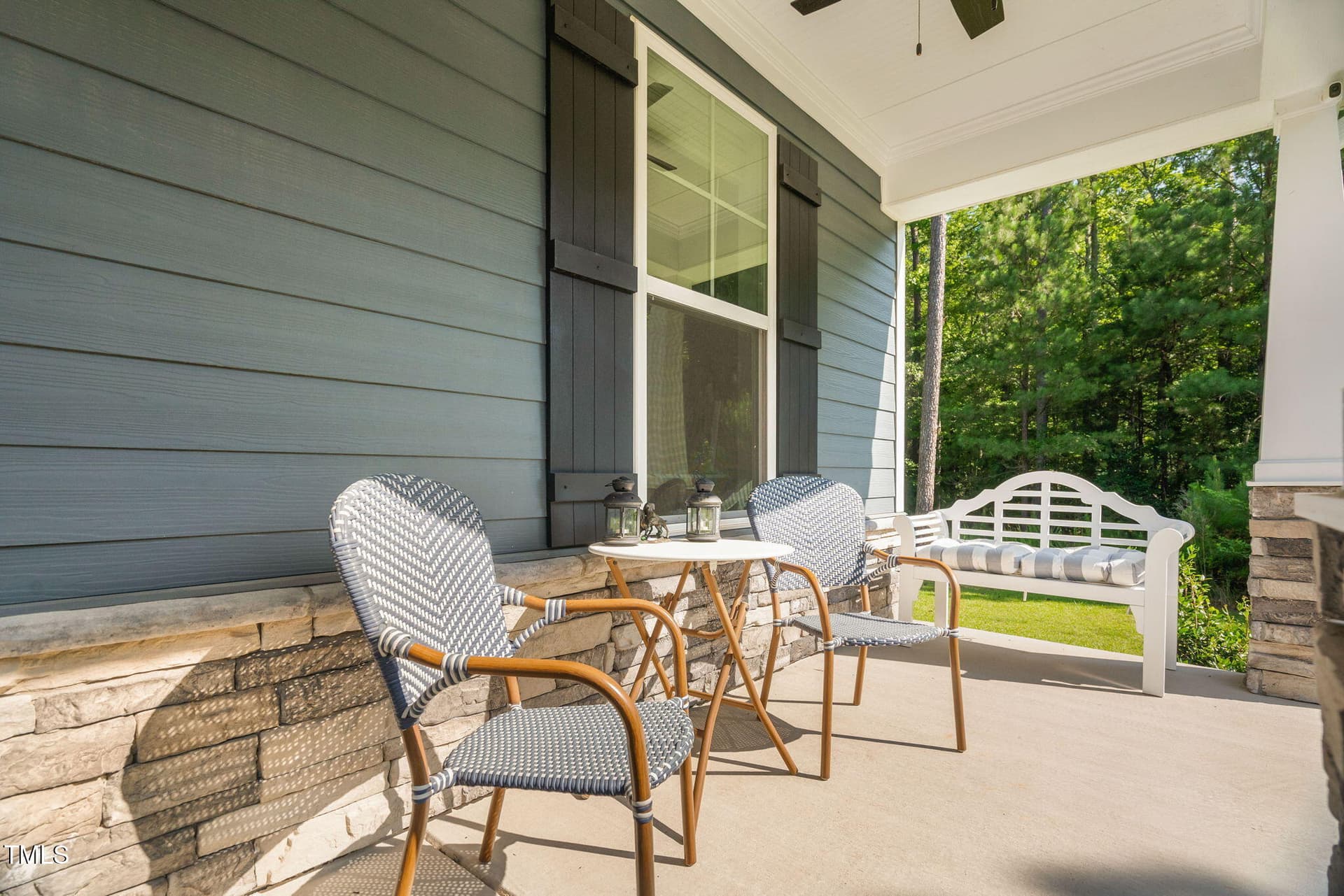 Porch Swing - 121 Roundrock Lane, Sanford, NC 27330