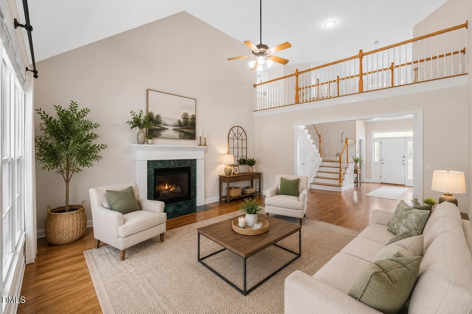 Family Room (Virtually Enhanced) - 613 Cresstar Drive, Rolesville, NC 27571
