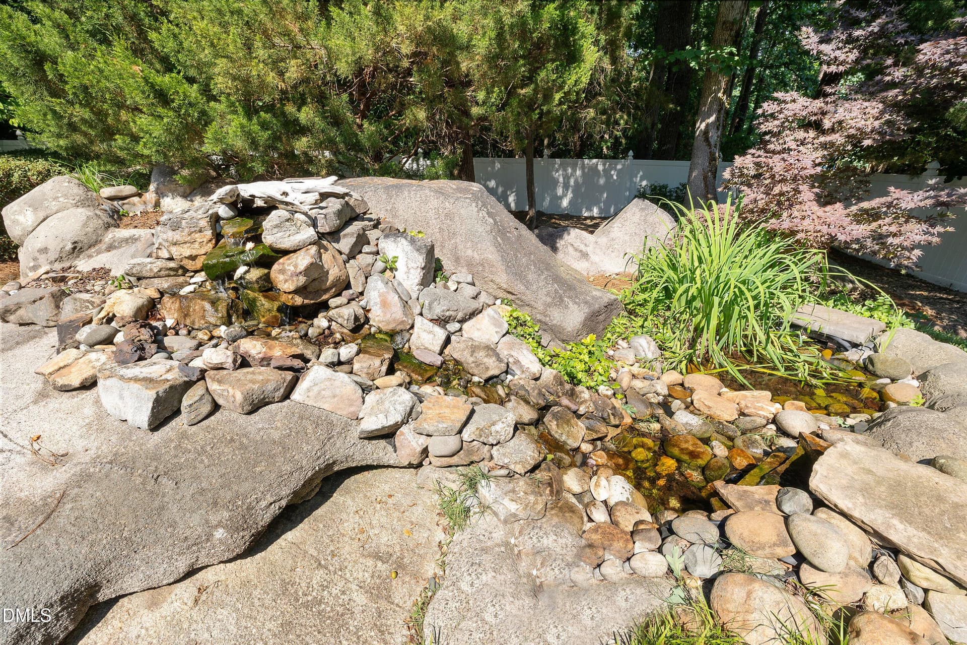 Backyard Water Feature - 613 Cresstar Drive, Rolesville, NC 27571
