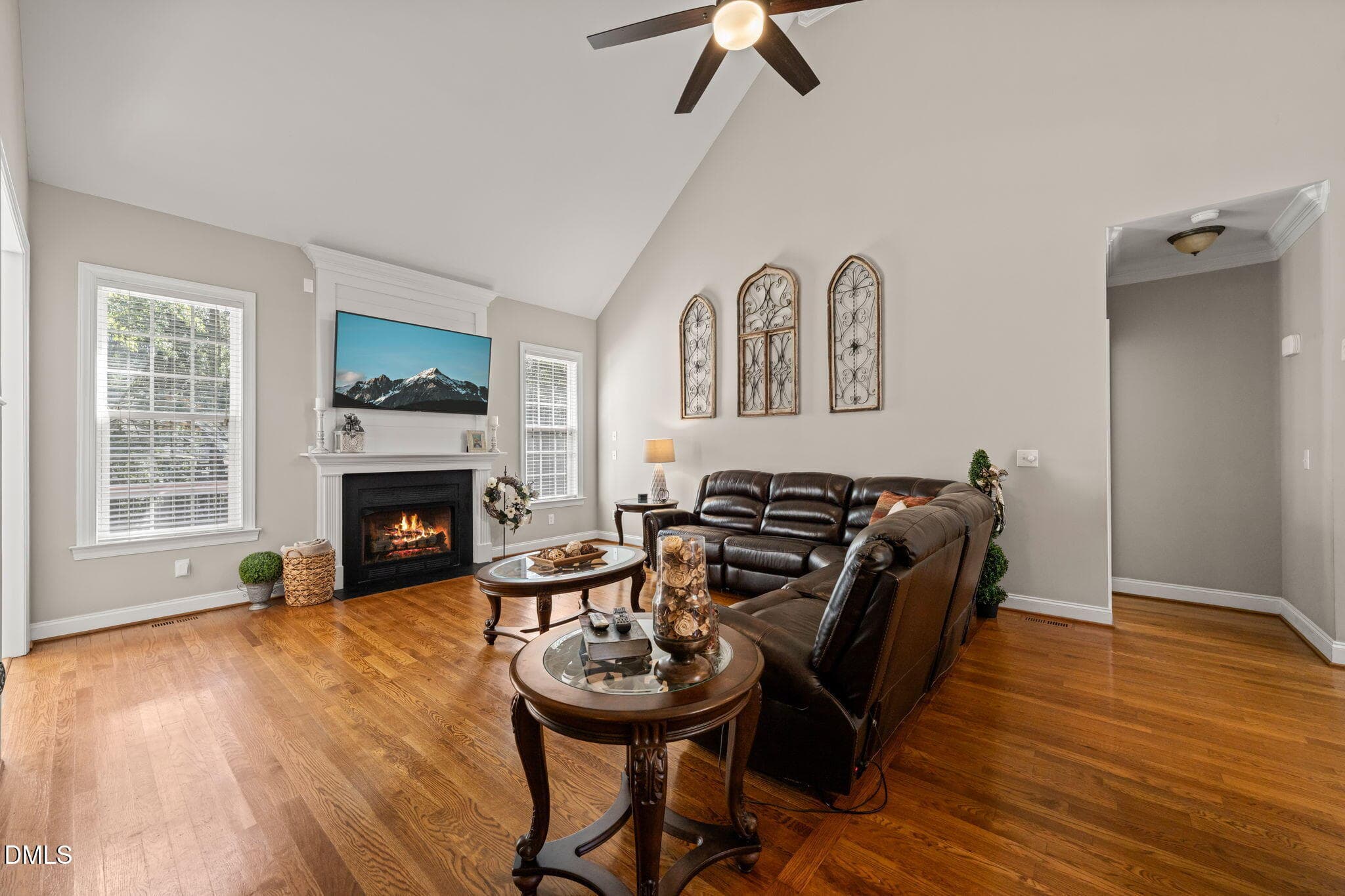 10-81-Carrousel-Court-Living-Room-Firepl - 81 Carrousel Court, Angier, NC 27501, Angier