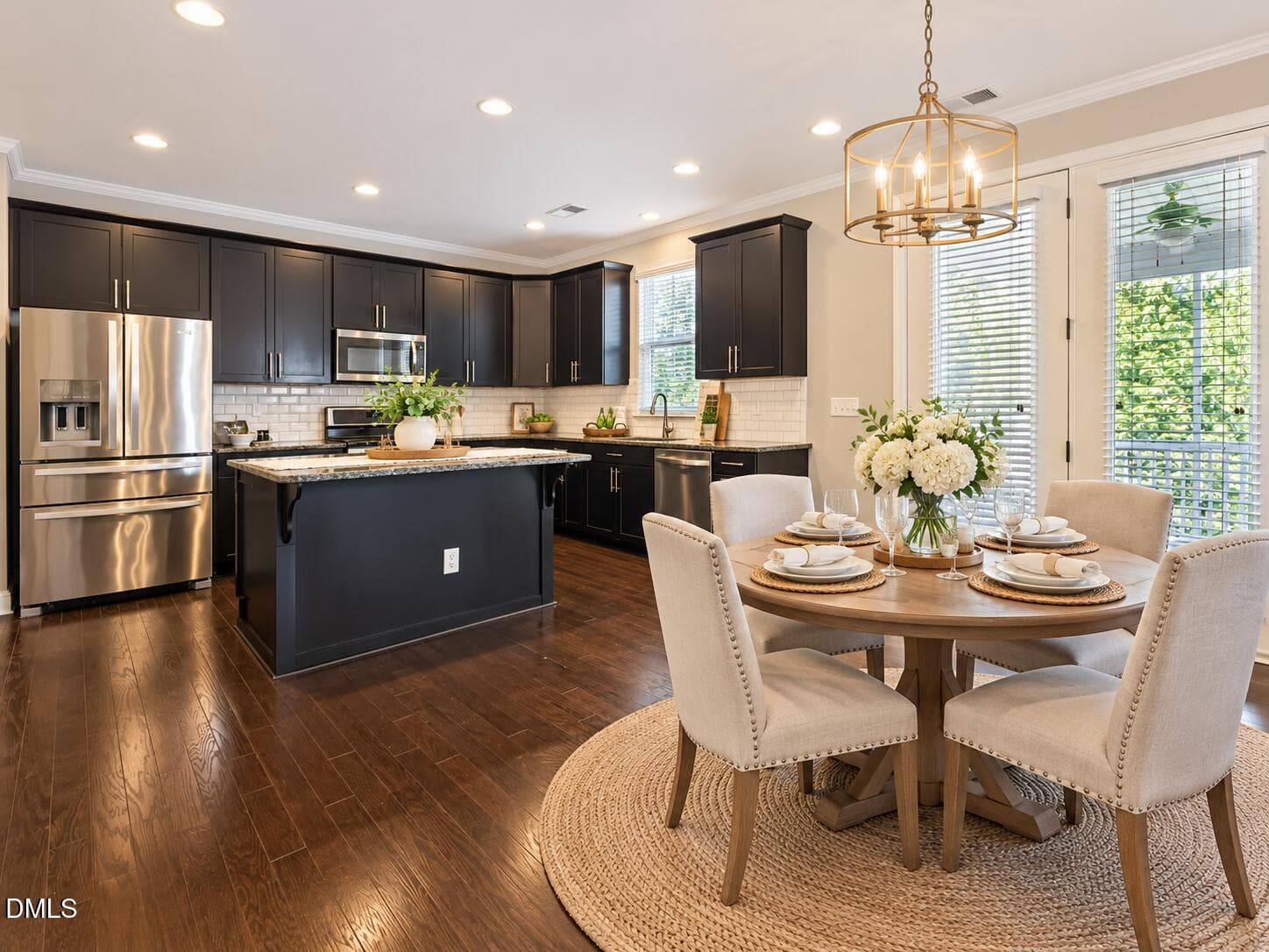 kitchen nook virtually staged - 1444 Padstone Drive, Apex, NC 27502, Apex