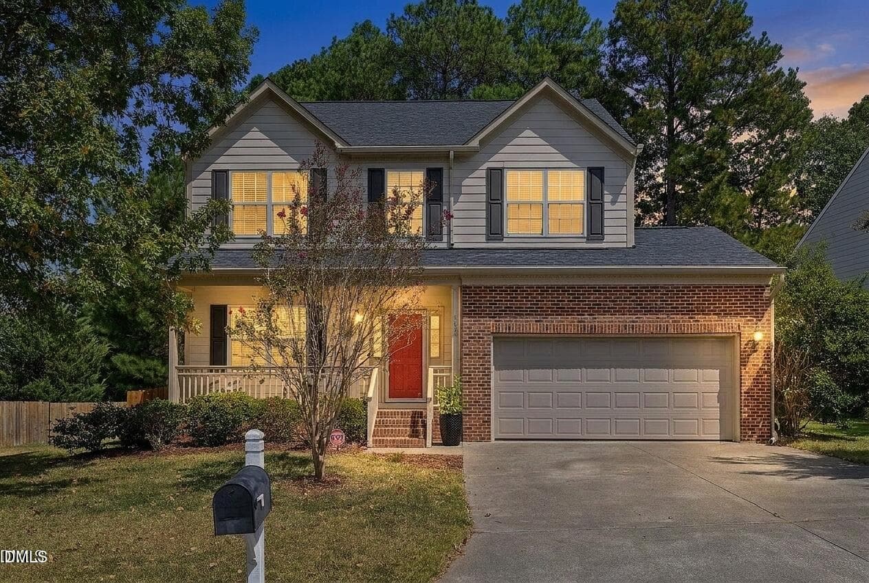 Front-virtual twilight - 107 Stoney Drive, Durham, NC 27703, Durham