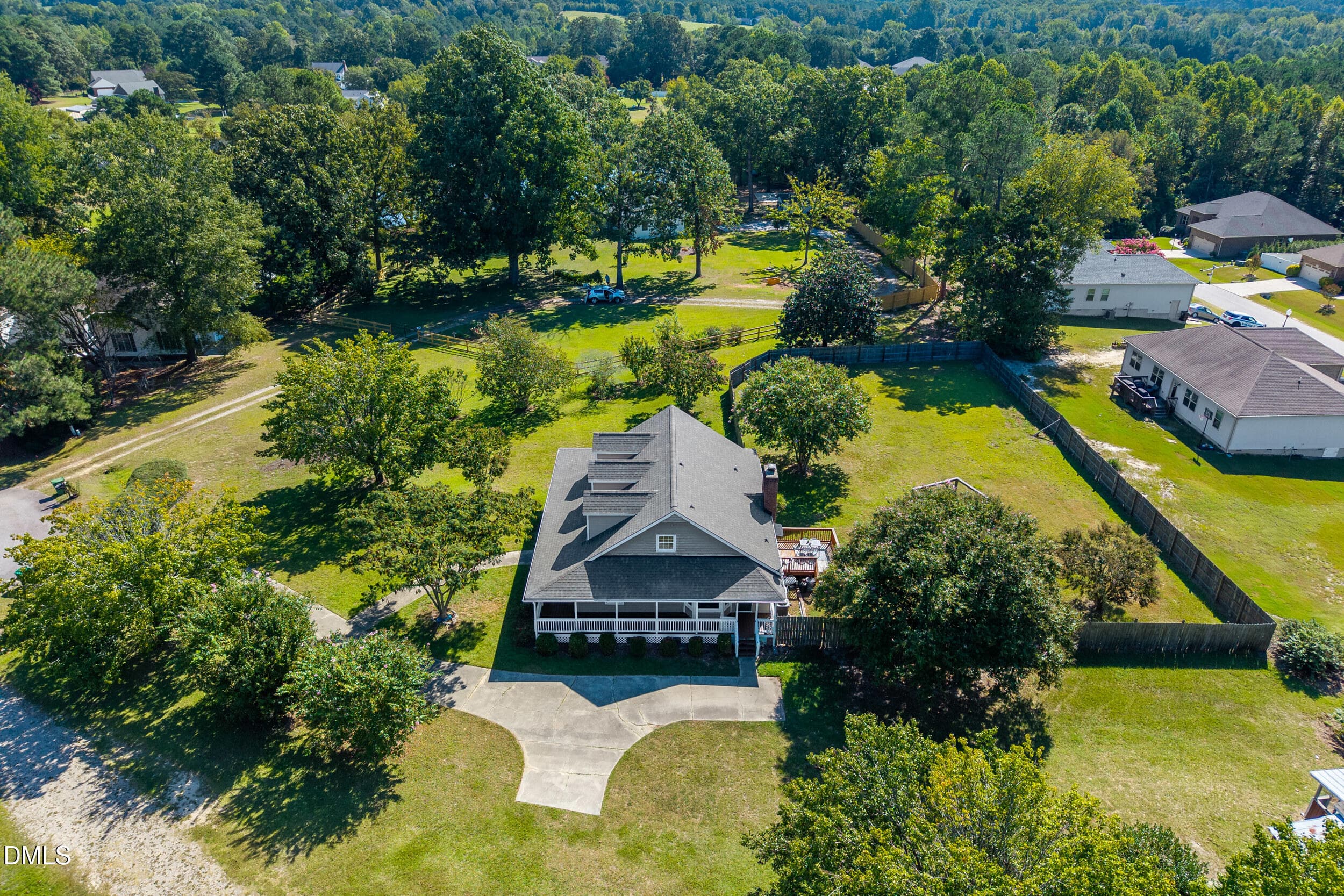 36 -3008 red cir, drone, exterior - 3008 Red Circle, Willow Springs, NC 27592, Willow Springs