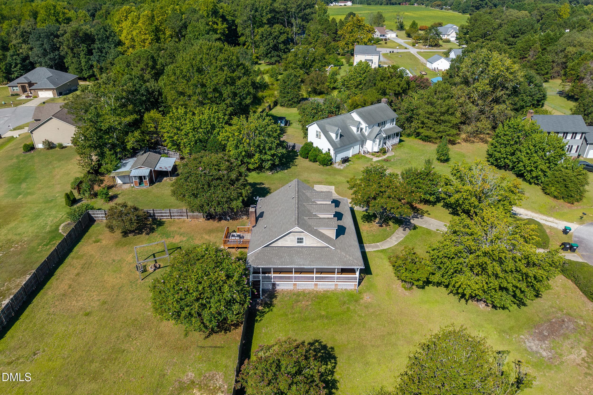 38 -3008 red cir, drone, exterior - 3008 Red Circle, Willow Springs, NC 27592, Willow Springs