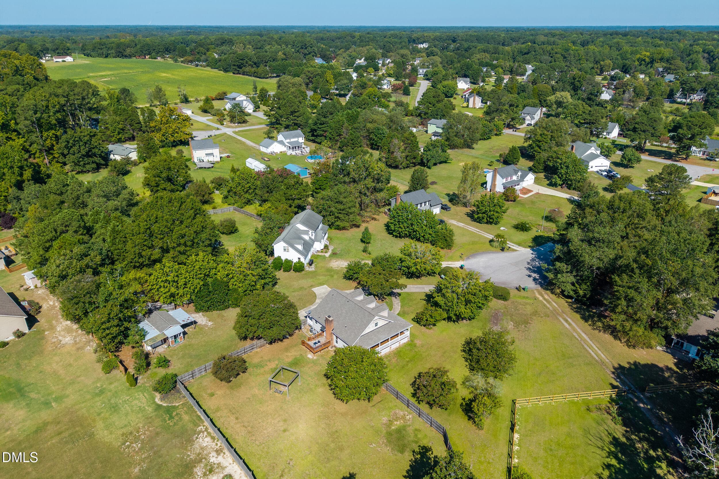 43 -3008 red cir, drone, exterior - 3008 Red Circle, Willow Springs, NC 27592, Willow Springs