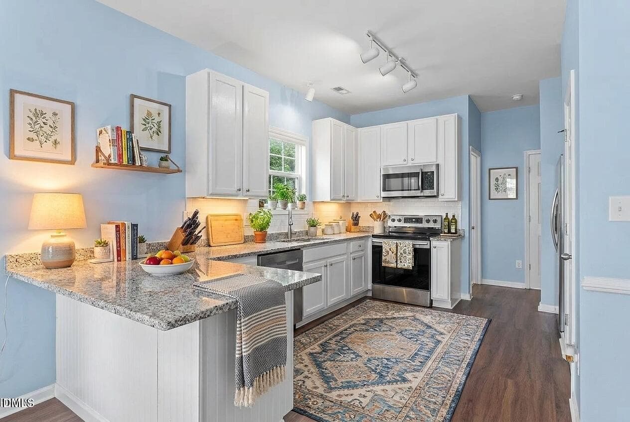 Virtual Staged Kitchen - 107 Stoney Drive, Durham, NC 27703, Durham