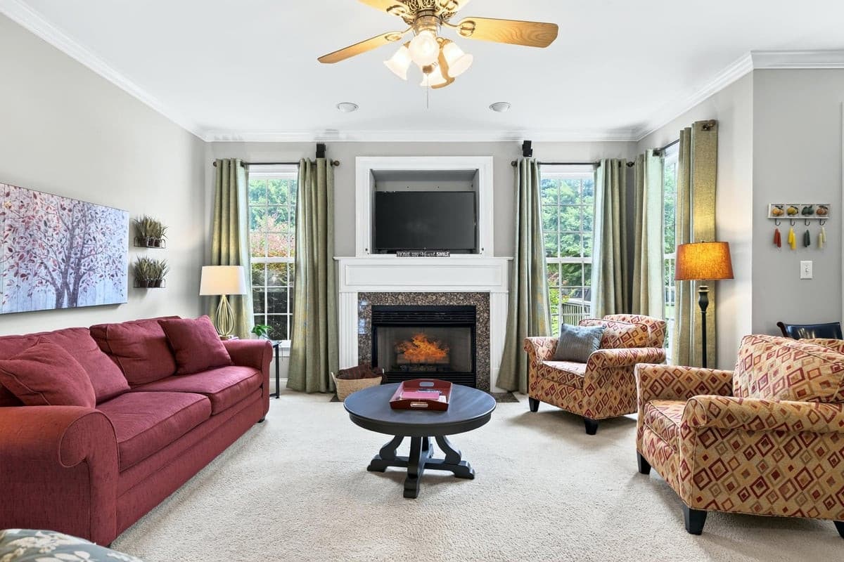 Great room with natural light - 3024 Whitehart Lane, Raleigh, NC 27606, Raleigh
