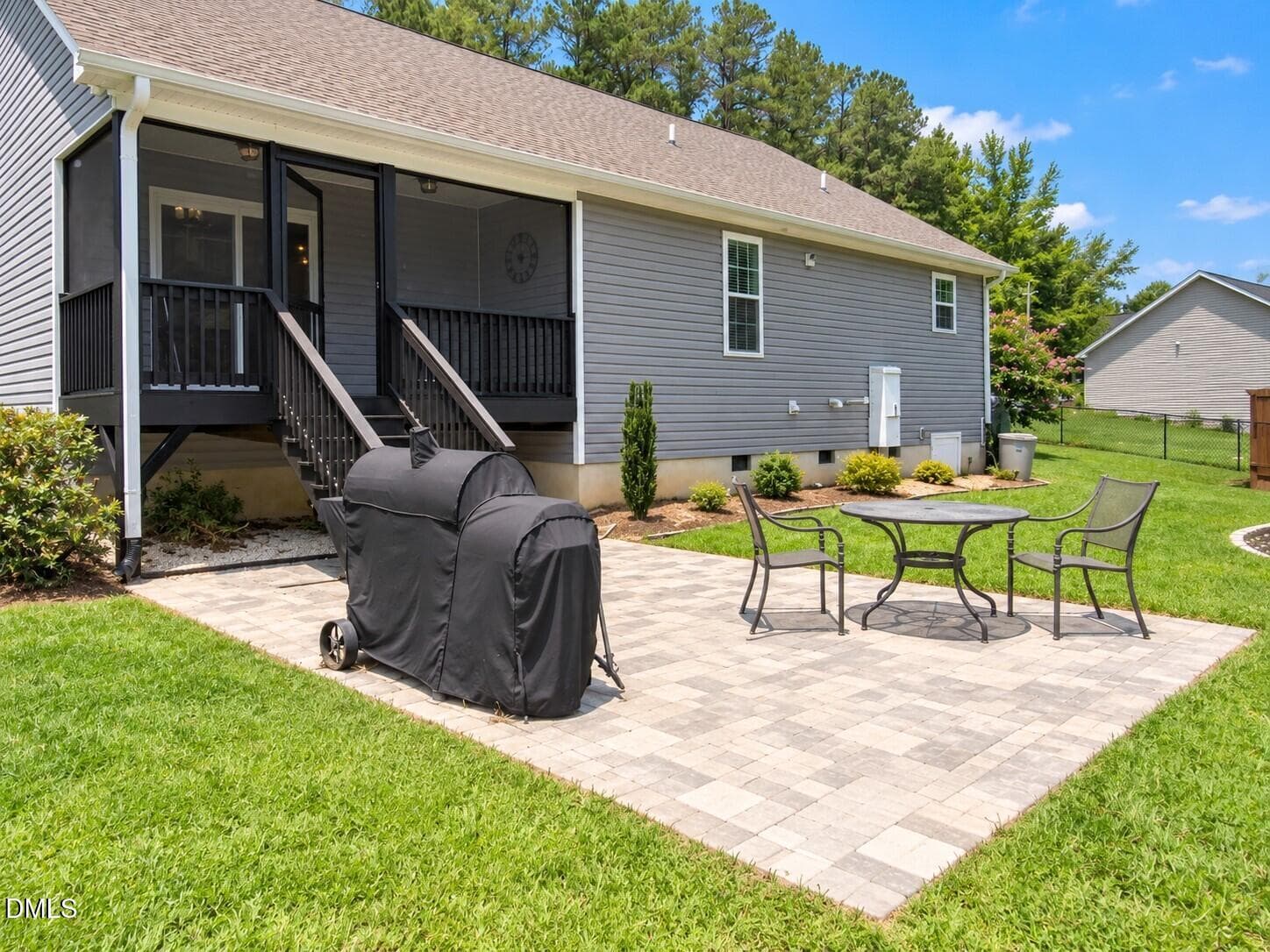 Rear view - 104 Woodbine Drive, Louisburg, NC 27549, Louisburg