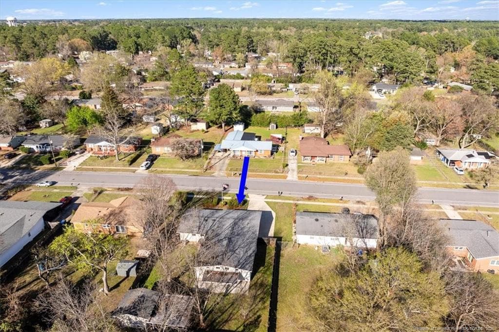 742 Newport - Back of Home - Arial View - 742 Newport Road, Fayetteville, NC 28314, Fayetteville