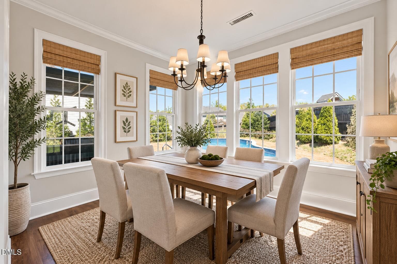 Dining area 2 (Virtually Staged) - 2928 Thurman Dairy Lp, Wake Forest, NC 27587
