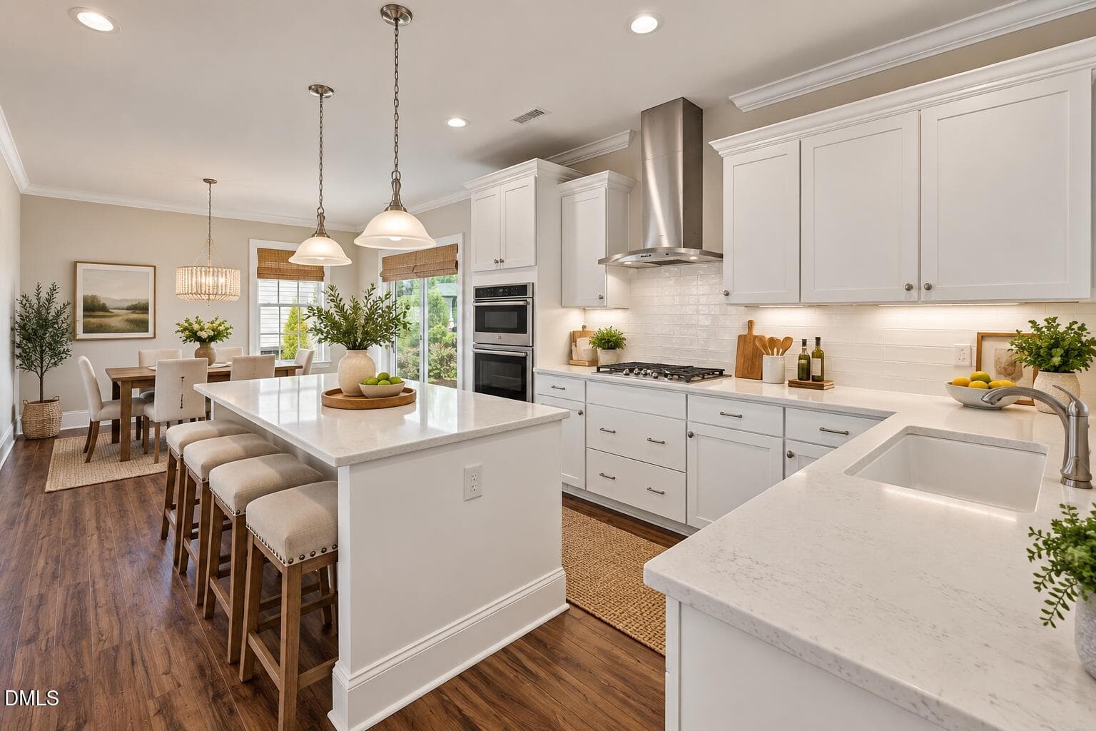 Kitchen (Virtually Staged) - 2928 Thurman Dairy Lp, Wake Forest, NC 27587