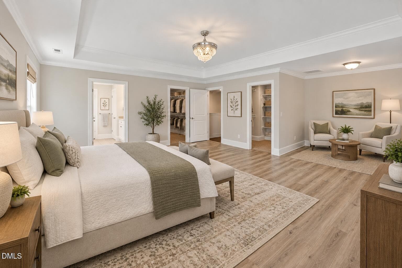 Primary Bedroom (Virtually Staged) - 2928 Thurman Dairy Lp, Wake Forest, NC 27587