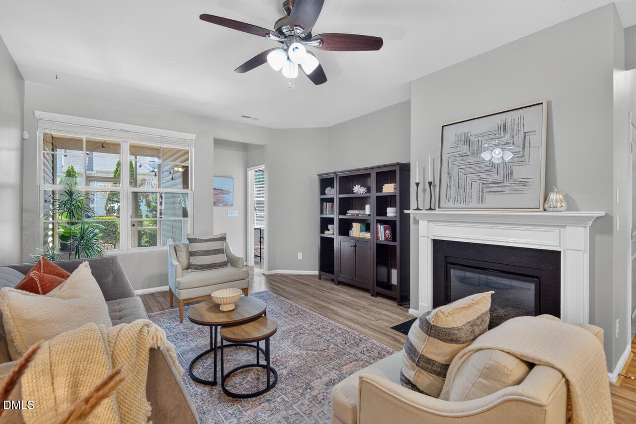 Living Room - 106 Salmon River Drive, Durham, NC 27705, Durham