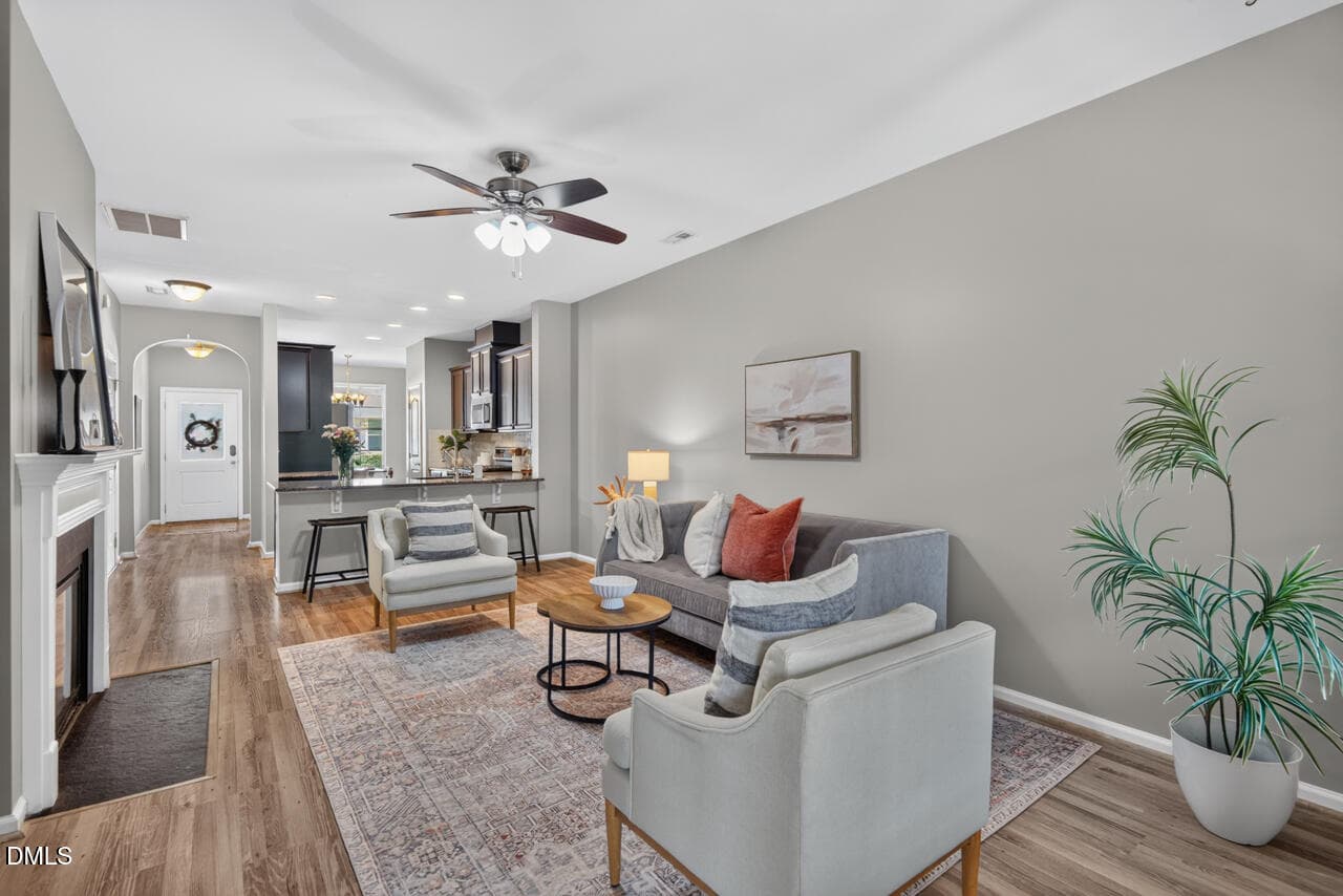 Living Room - 106 Salmon River Drive, Durham, NC 27705, Durham