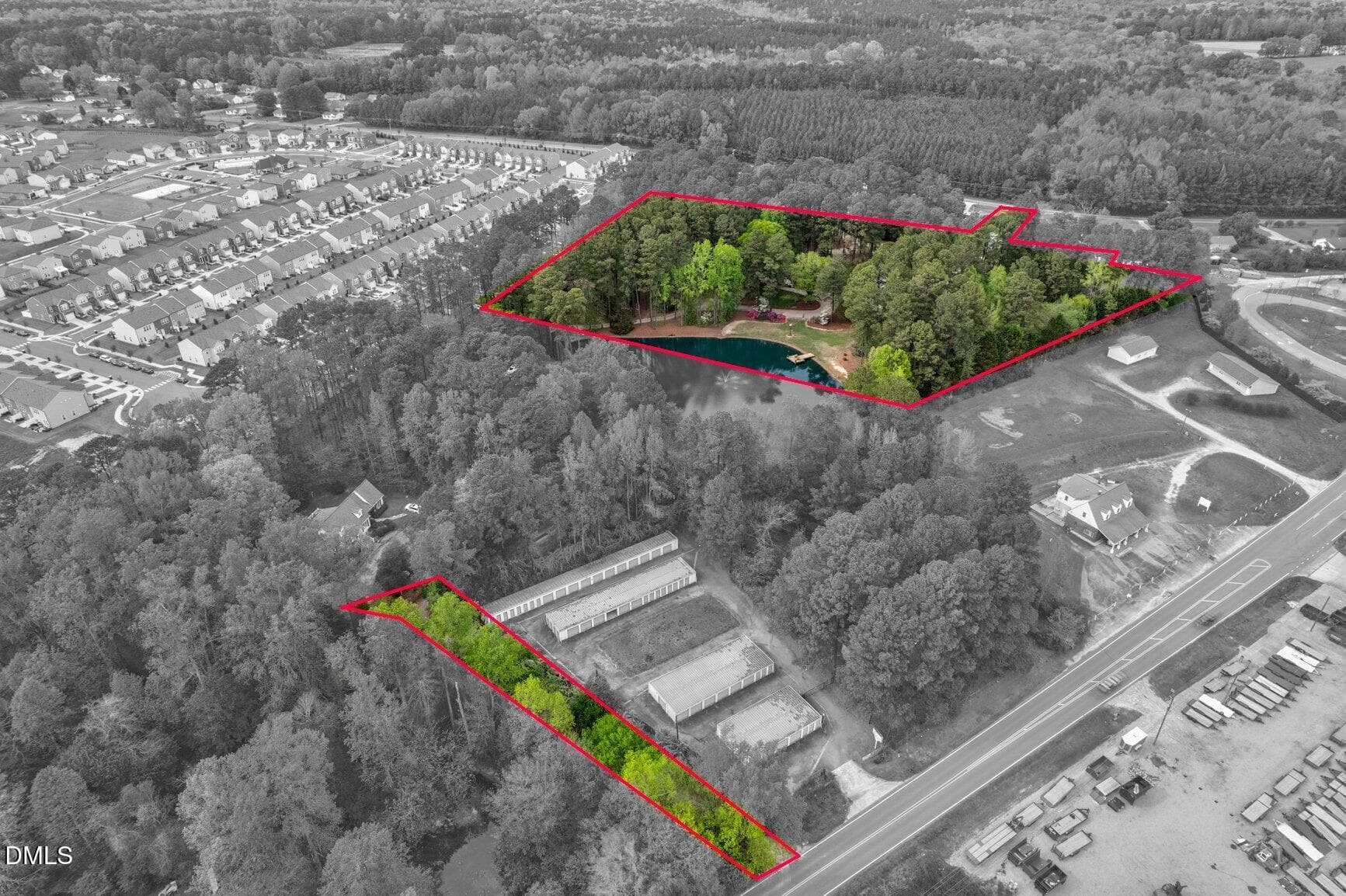 Lot lines - 4841 Wendell Boulevard, Wendell, NC 27591, Wendell