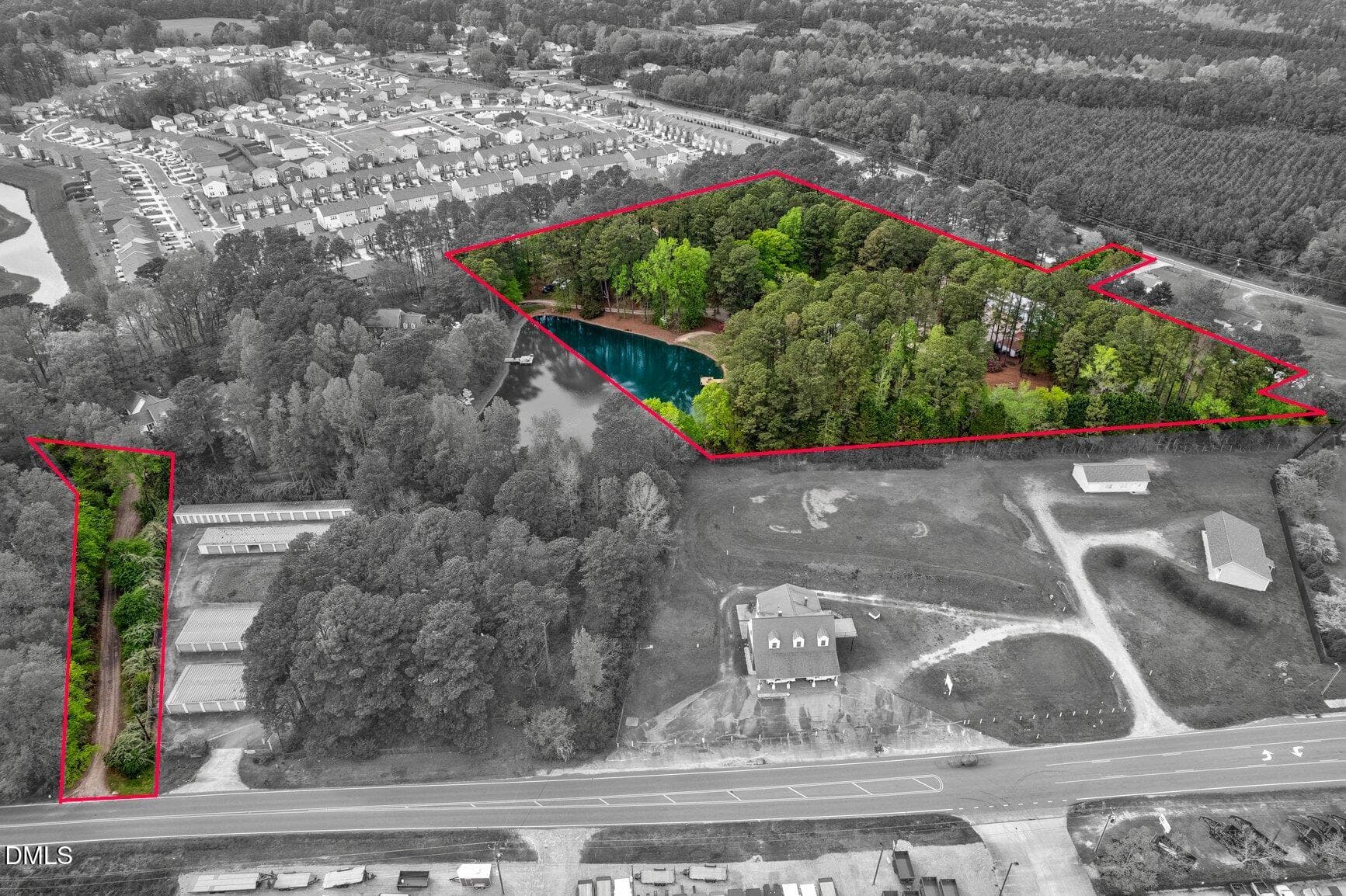 Lot lines - 4841 Wendell Boulevard, Wendell, NC 27591, Wendell