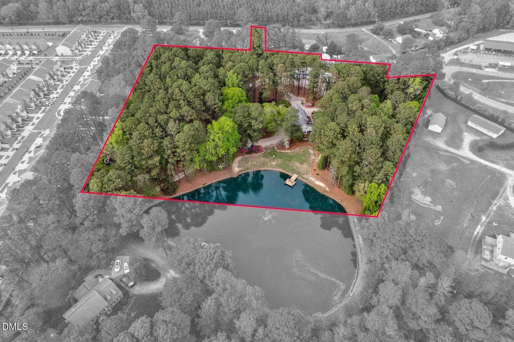 Lot lines - 4841 Wendell Boulevard, Wendell, NC 27591, Wendell