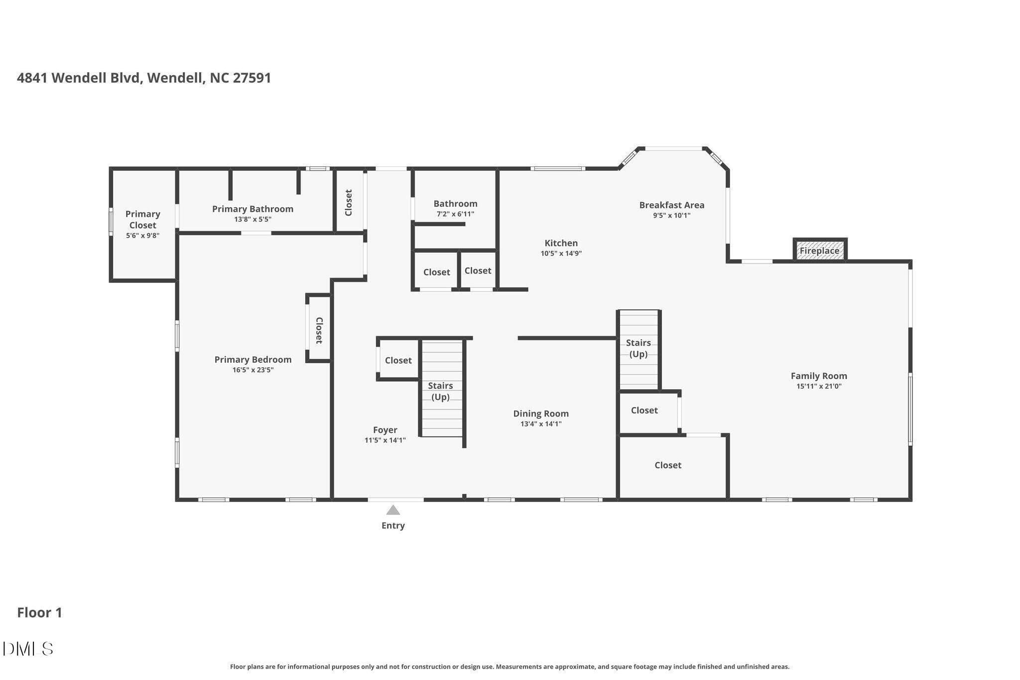 Floorplan - 4841 Wendell Boulevard, Wendell, NC 27591, Wendell