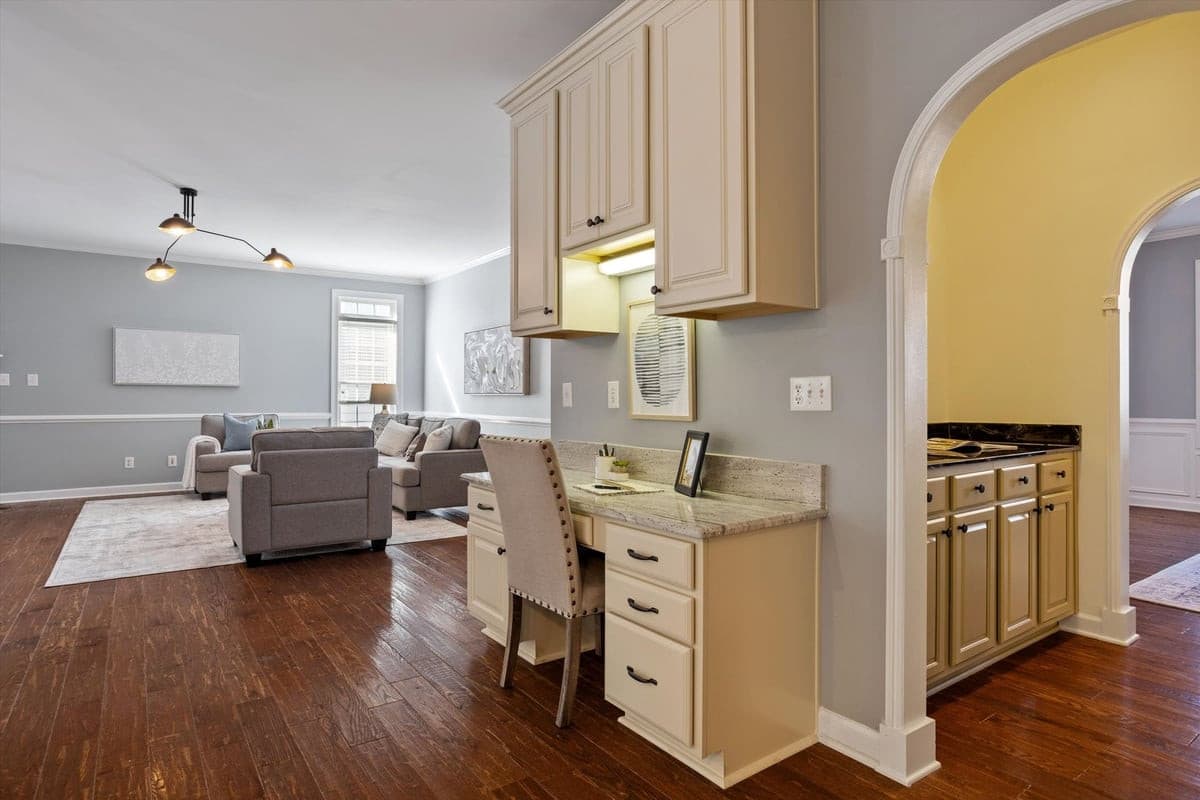 Desk in Kitchen - 205 Palafox Drive, Chapel Hill, NC 27516, Chapel Hill