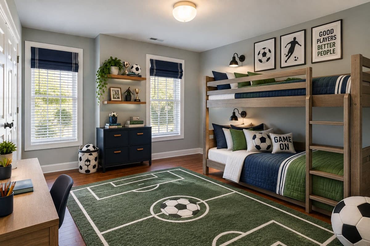 Virtually Staged Third Bedroom - 205 Palafox Drive, Chapel Hill, NC 27516, Chapel Hill