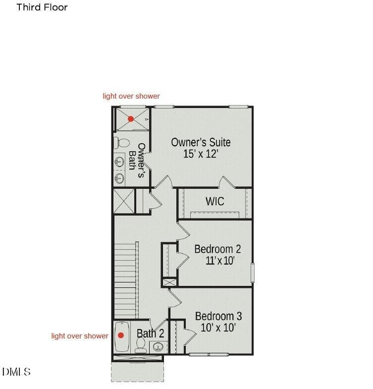 Third Floor - 707 Orchard Vista Circle, Raleigh, NC 27606, Raleigh