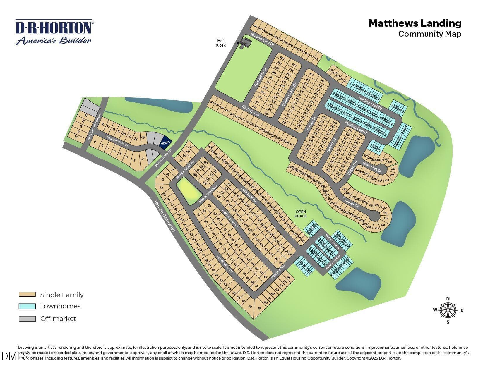 MATTHEWS LANDING SITE MAP - 158 Rusling Leaf Drive, Fuquay Varina, NC 27526