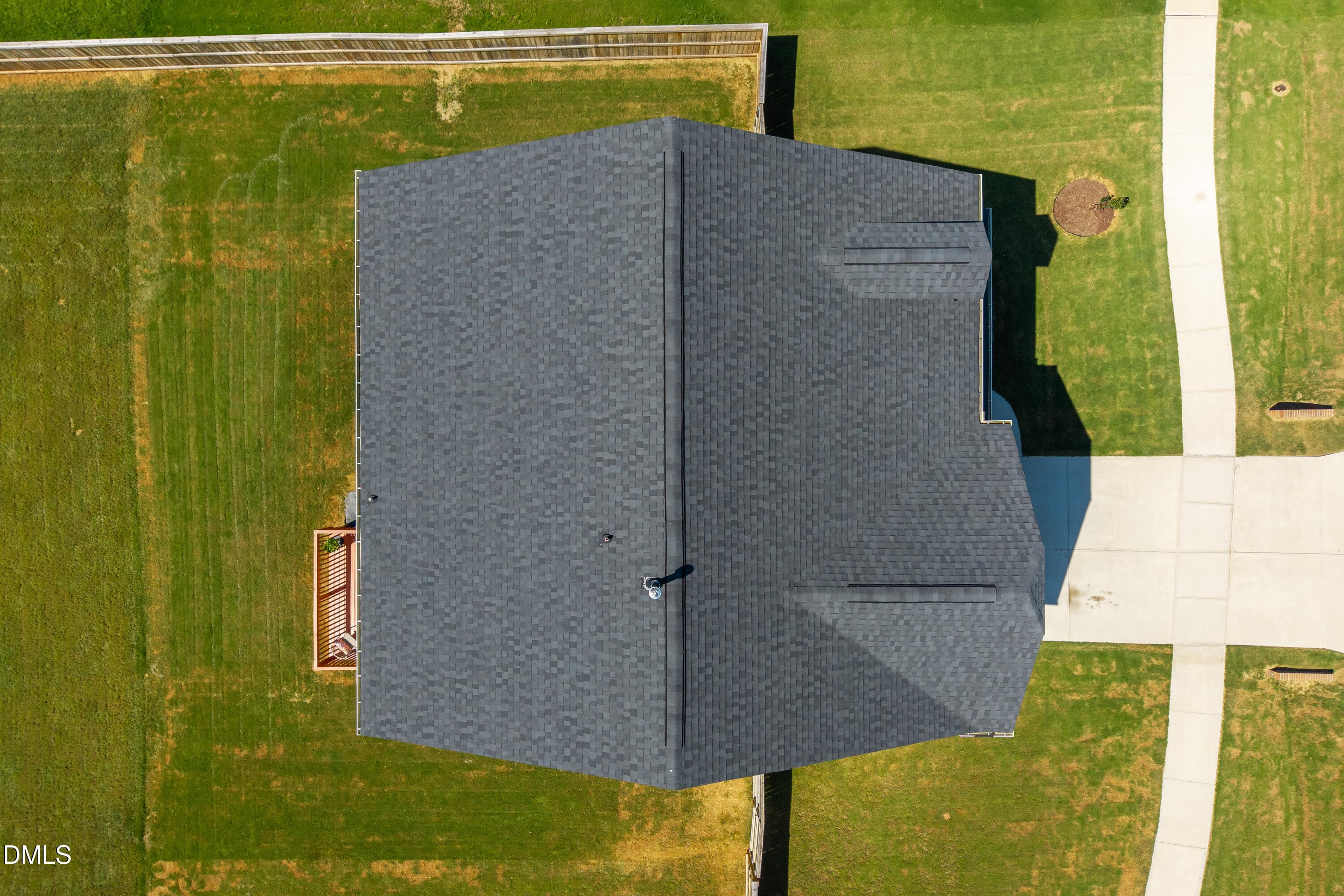 43 -2023 rosebank way, drone, exterior - 2023 Rosebank Way, Mebane, NC 27302