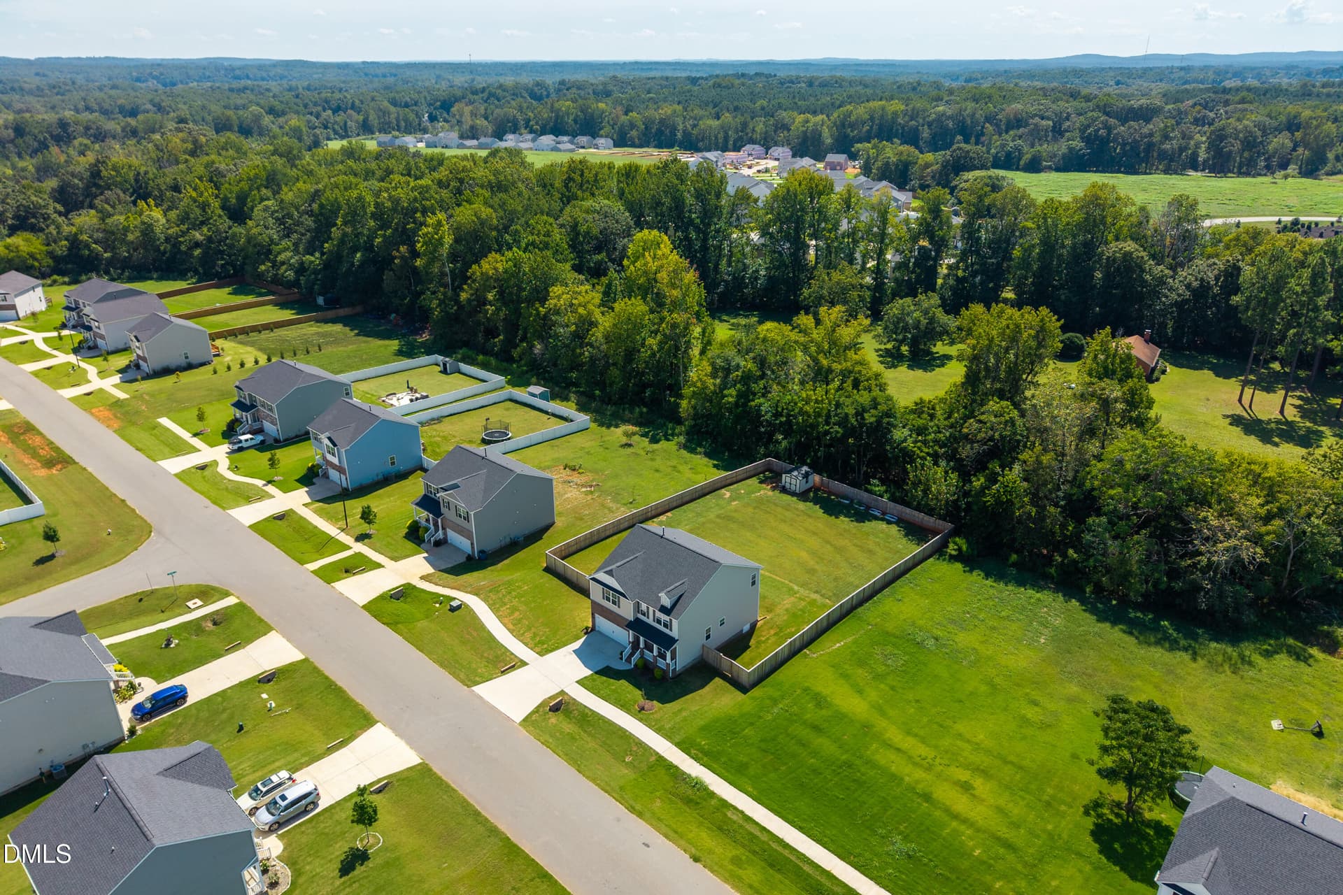 45 -2023 rosebank way, drone, exterior - 2023 Rosebank Way, Mebane, NC 27302