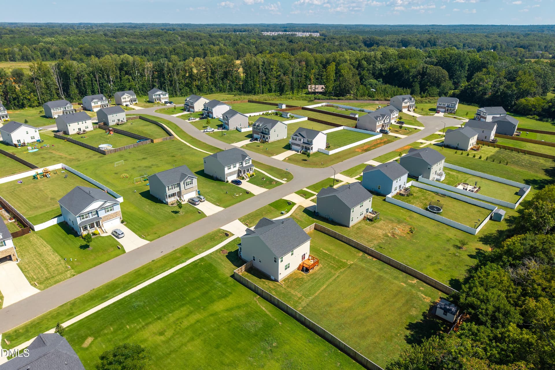 46 -2023 rosebank way, drone, exterior - 2023 Rosebank Way, Mebane, NC 27302