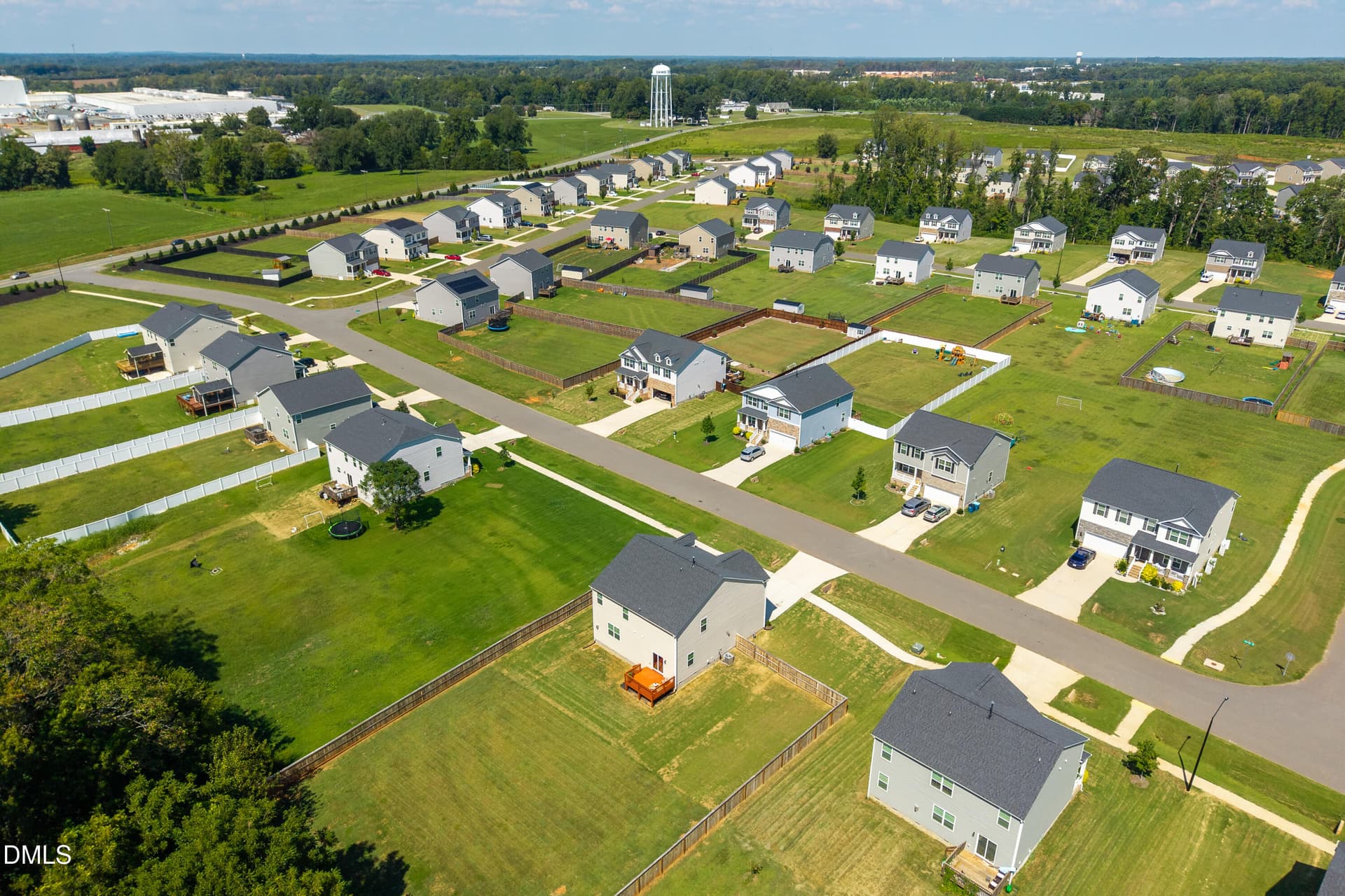 47 -2023 rosebank way, drone, exterior - 2023 Rosebank Way, Mebane, NC 27302
